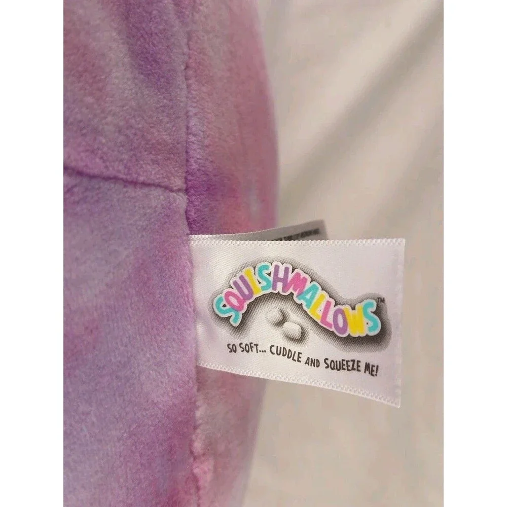 Purple & Pink Tie-Dye Sharie Sloth Squishmallow 18in Plush Stuffed Animal No Tag